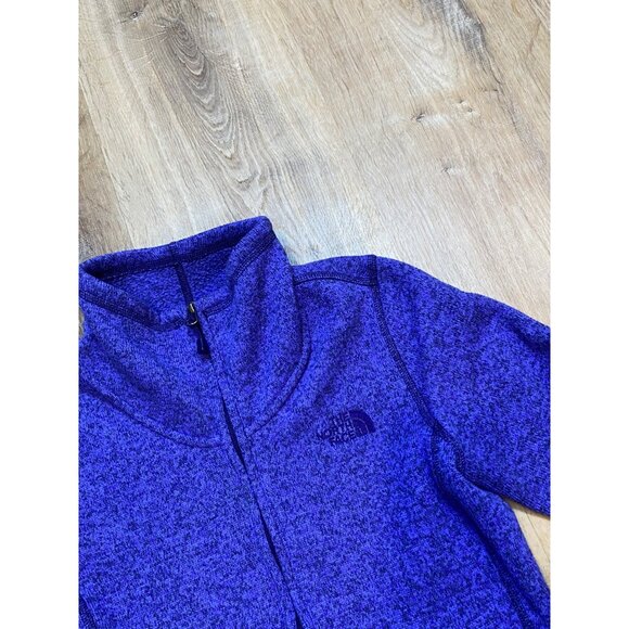 The North Face Womens Full-Zip Fleece Jacket Purple Size XS - Picture 3 of 7